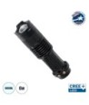 GloboStar® 79020 Φορητός Φακός Χειρός CREE LED 6W 480lm - Ψυχρό Λευκό 6000K - Φ2.5 x Υ9.2cm